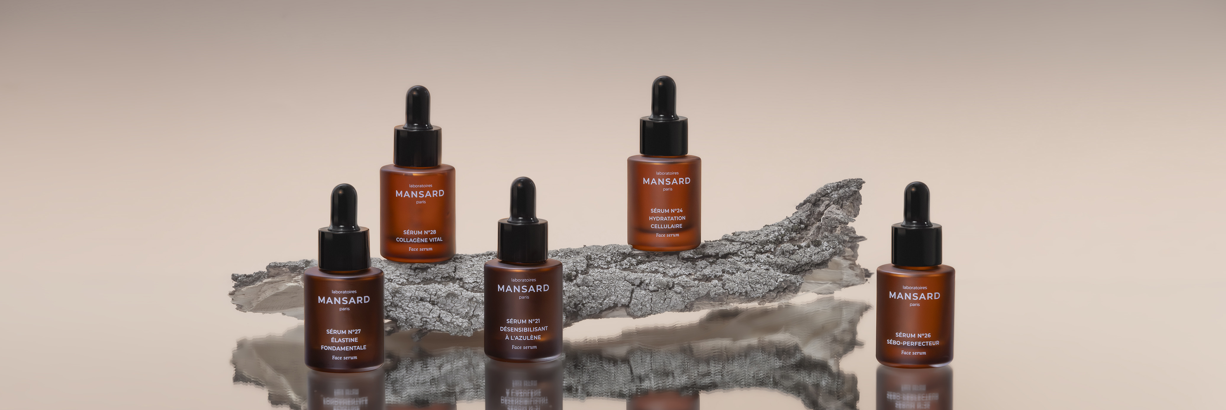 Our full range of Mansard face serums