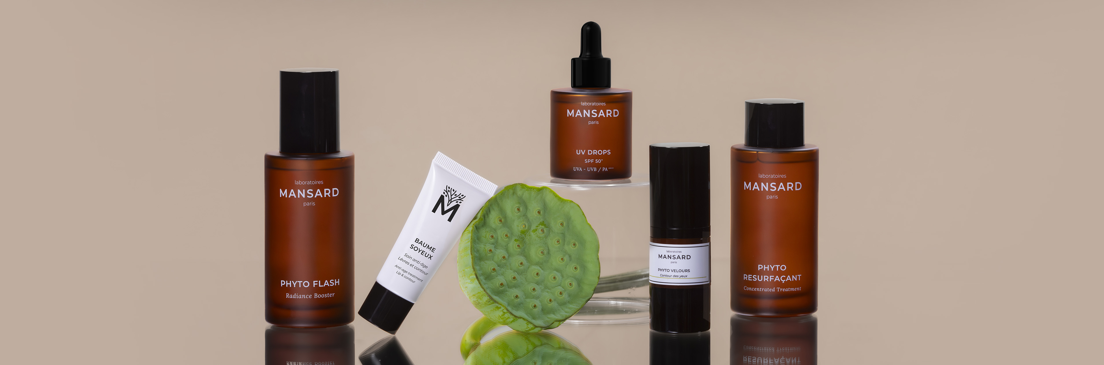 Our range of Mansard specific facecare products