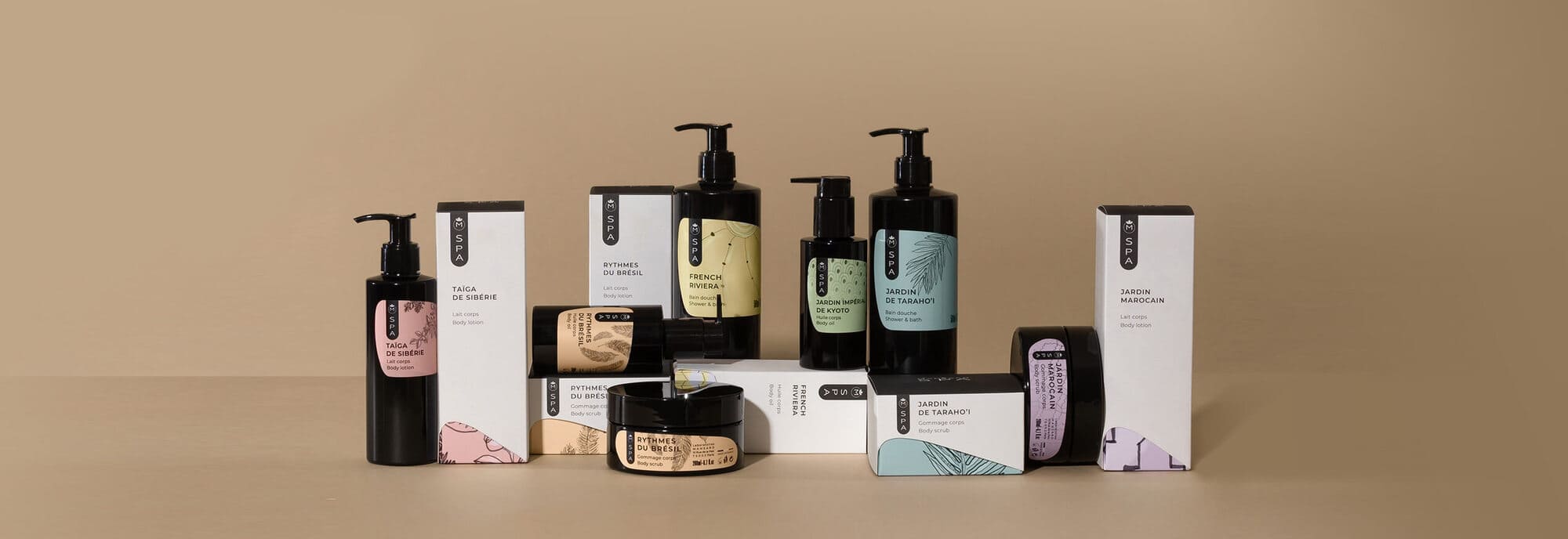 Our range of SPA body treatments Mansard