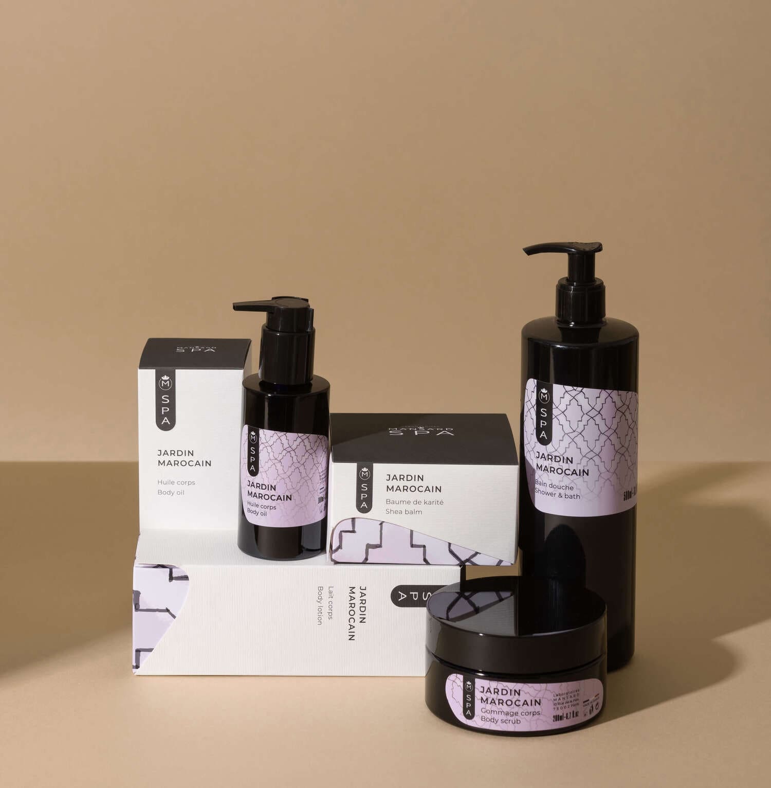 Our range of SPA body treatments Jardin Marocain Mansard