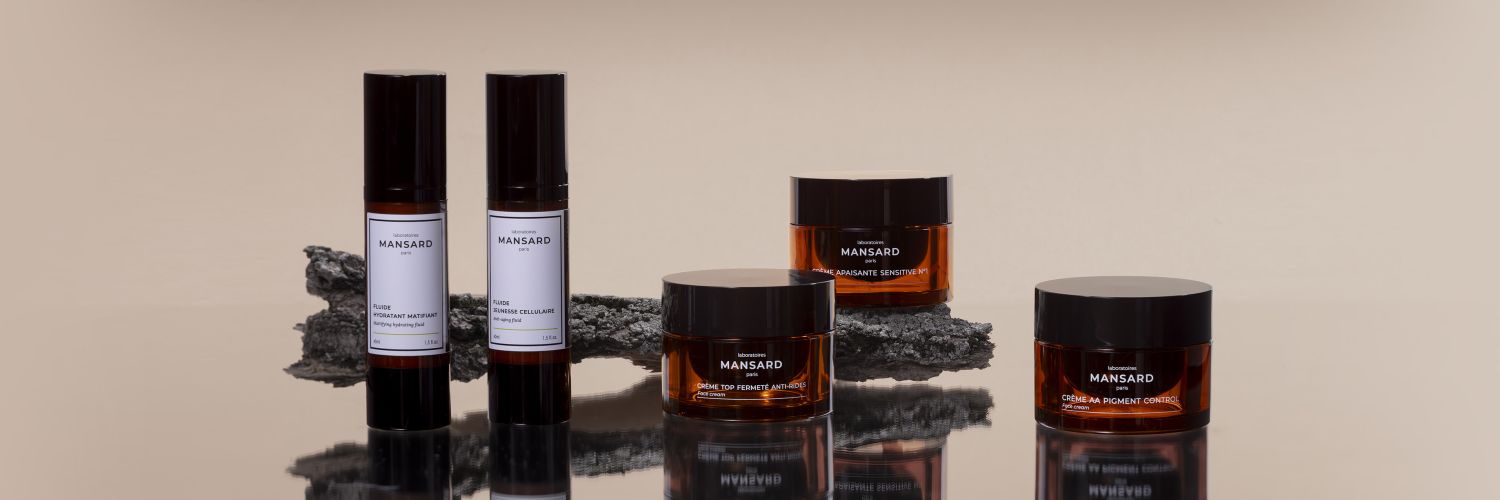 notre gamme de crèmes fluides visage Mansard